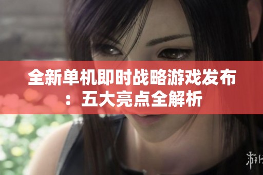 全新单机即时战略游戏发布：五大亮点全解析
