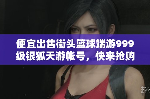 便宜出售街头篮球端游999级银狐天游帐号，快来抢购！