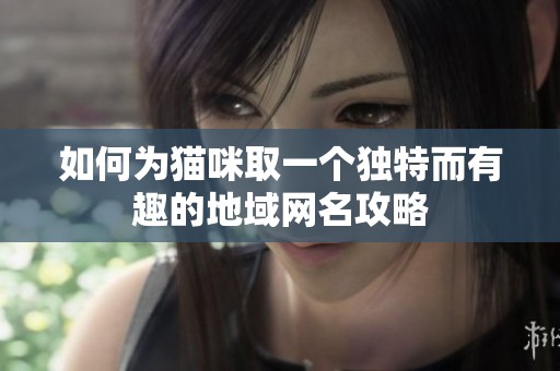 如何为猫咪取一个独特而有趣的地域网名攻略