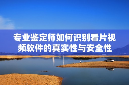 专业鉴定师如何识别看片视频软件的真实性与安全性