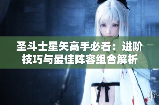 圣斗士星矢高手必看：进阶技巧与最佳阵容组合解析