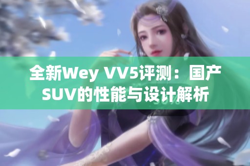 全新Wey VV5评测：国产SUV的性能与设计解析