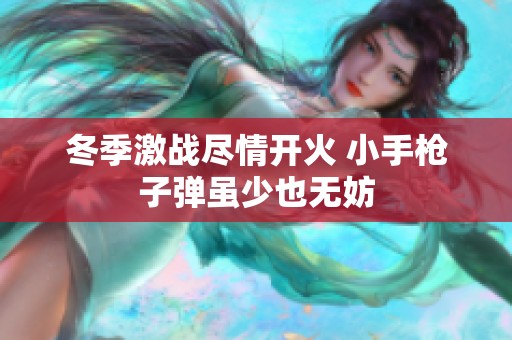 冬季激战尽情开火 小手枪子弹虽少也无妨
