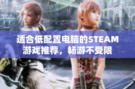 适合低配置电脑的STEAM游戏推荐，畅游不受限