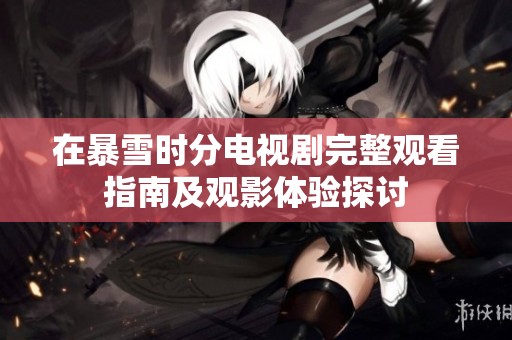 在暴雪时分电视剧完整观看指南及观影体验探讨