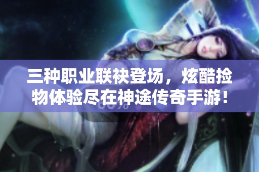 三种职业联袂登场，炫酷捡物体验尽在神途传奇手游！