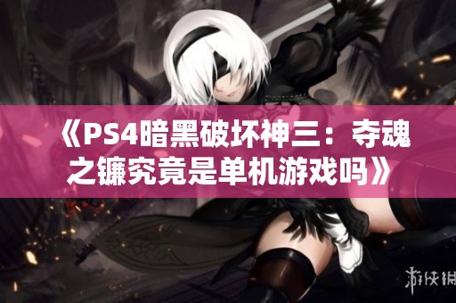 《PS4暗黑破坏神三：夺魂之镰究竟是单机游戏吗》