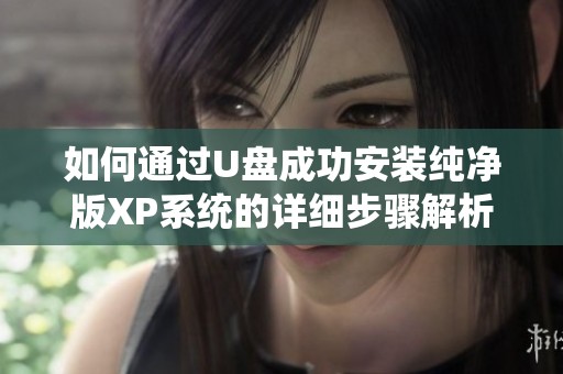 如何通过U盘成功安装纯净版XP系统的详细步骤解析