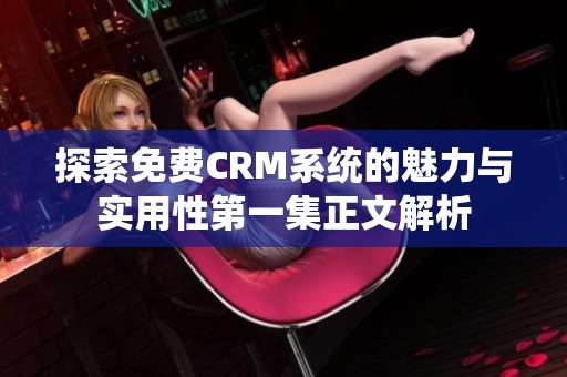 探索免费CRM系统的魅力与实用性第一集正文解析