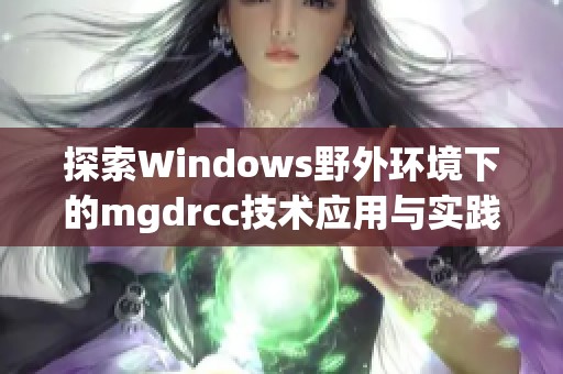 探索Windows野外环境下的mgdrcc技术应用与实践总结