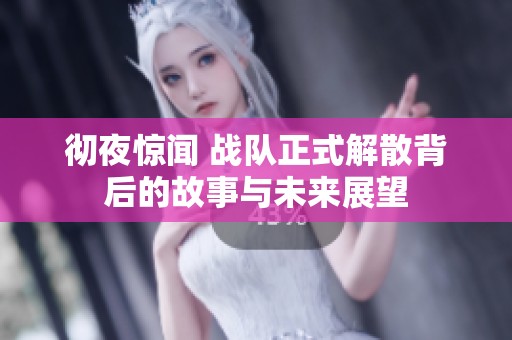 彻夜惊闻 战队正式解散背后的故事与未来展望