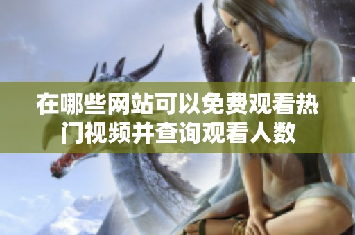 在哪些网站可以免费观看热门视频并查询观看人数