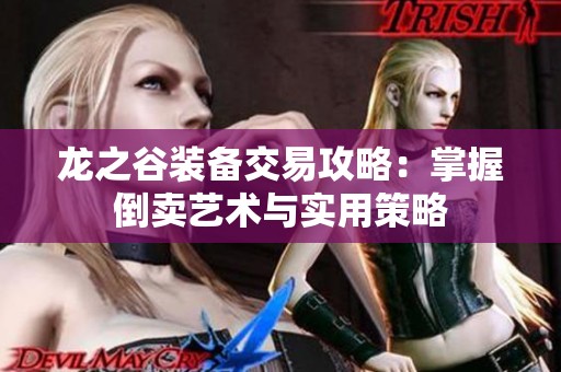 龙之谷装备交易攻略：掌握倒卖艺术与实用策略