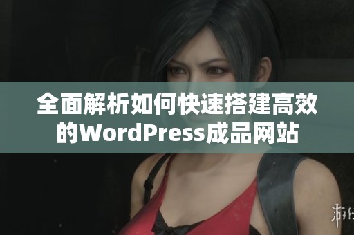 全面解析如何快速搭建高效的WordPress成品网站
