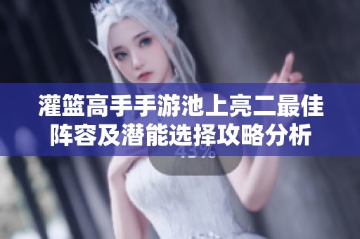 灌篮高手手游池上亮二最佳阵容及潜能选择攻略分析