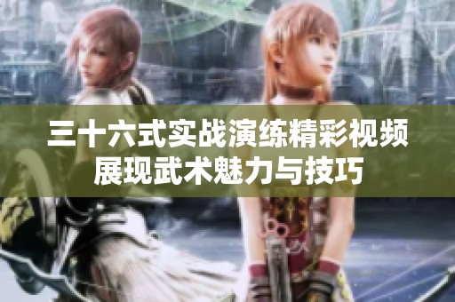 三十六式实战演练精彩视频展现武术魅力与技巧