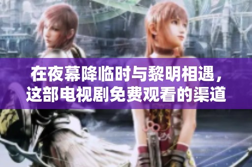 在夜幕降临时与黎明相遇，这部电视剧免费观看的渠道分享
