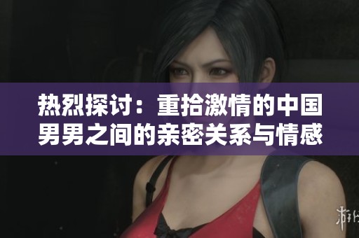 热烈探讨：重拾激情的中国男男之间的亲密关系与情感交流