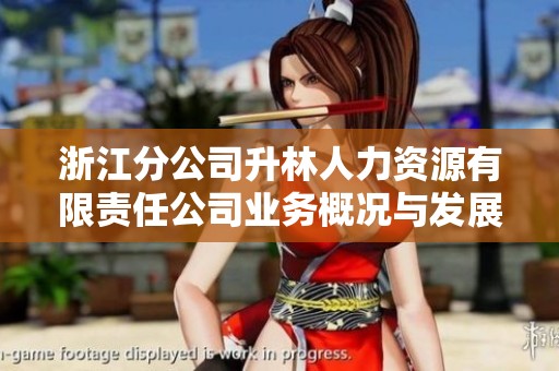 浙江分公司升林人力资源有限责任公司业务概况与发展分析