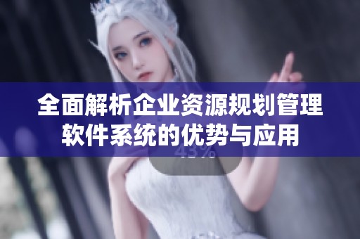 全面解析企业资源规划管理软件系统的优势与应用