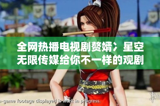 全网热播电视剧赘婿冫星空无限传媒给你不一样的观剧体验
