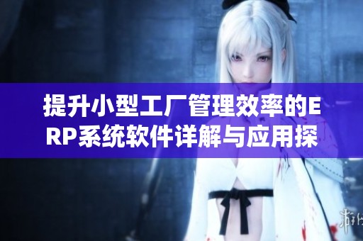 提升小型工厂管理效率的ERP系统软件详解与应用探讨