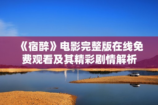 《宿醉》电影完整版在线免费观看及其精彩剧情解析