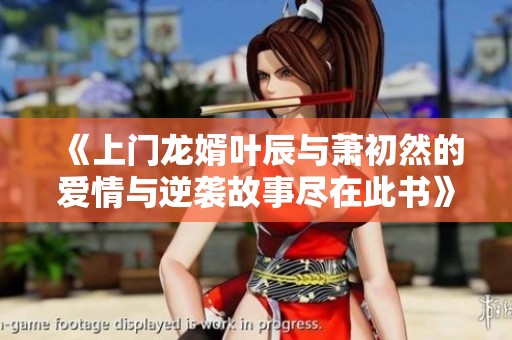 《上门龙婿叶辰与萧初然的爱情与逆袭故事尽在此书》