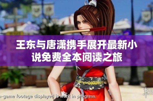 王东与唐潇携手展开最新小说免费全本阅读之旅