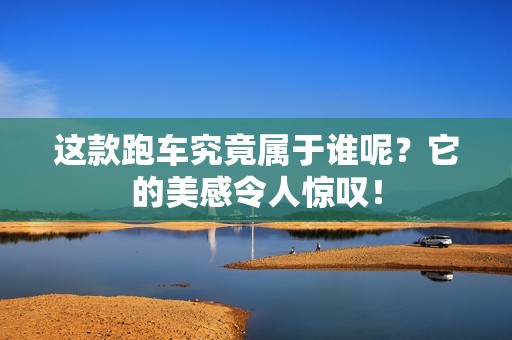 这款跑车究竟属于谁呢？它的美感令人惊叹！