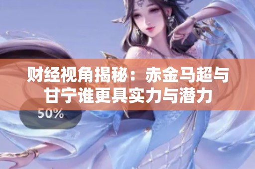 财经视角揭秘：赤金马超与甘宁谁更具实力与潜力
