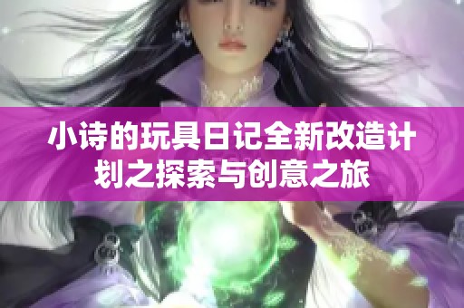 小诗的玩具日记全新改造计划之探索与创意之旅
