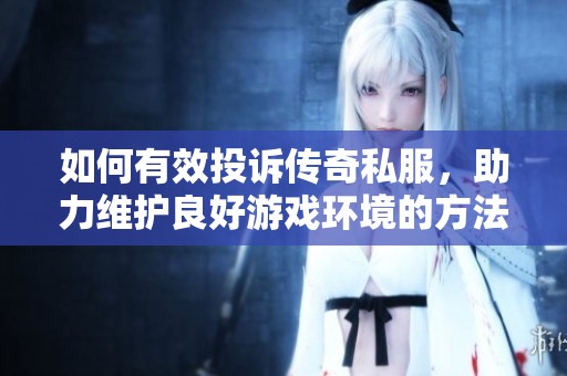 如何有效投诉传奇私服，助力维护良好游戏环境的方法与步骤