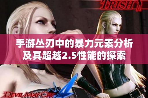 手游丛刃中的暴力元素分析及其超越2.5性能的探索