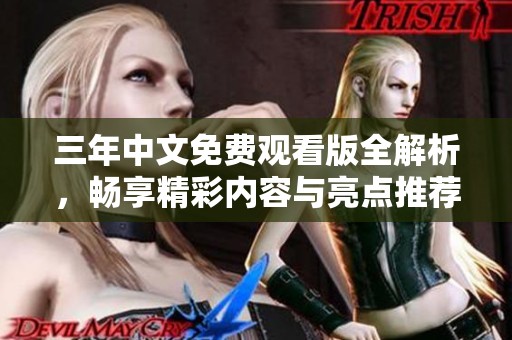 三年中文免费观看版全解析，畅享精彩内容与亮点推荐
