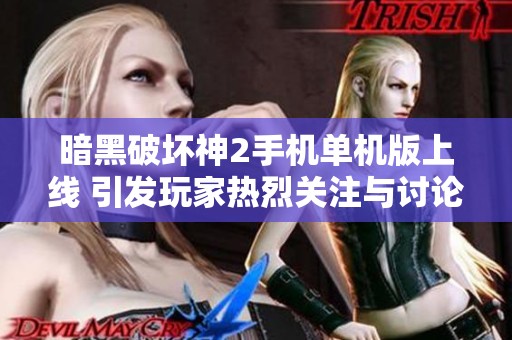 暗黑破坏神2手机单机版上线 引发玩家热烈关注与讨论