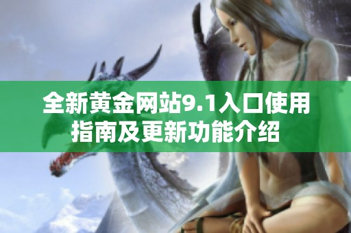 全新黄金网站9.1入口使用指南及更新功能介绍