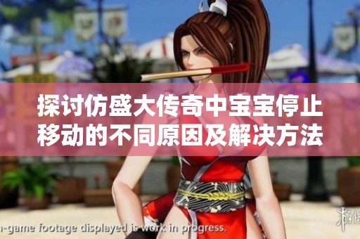 探讨仿盛大传奇中宝宝停止移动的不同原因及解决方法