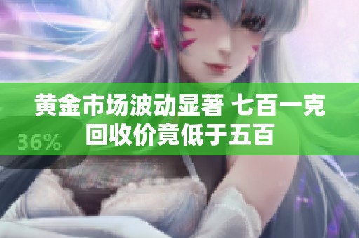 黄金市场波动显著 七百一克回收价竟低于五百