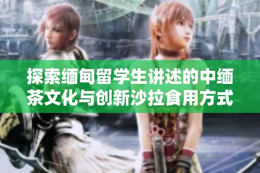 探索缅甸留学生讲述的中缅茶文化与创新沙拉食用方式