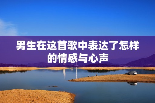 男生在这首歌中表达了怎样的情感与心声