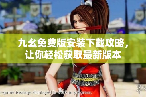 九幺免费版安装下载攻略，让你轻松获取最新版本