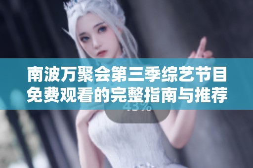 南波万聚会第三季综艺节目免费观看的完整指南与推荐