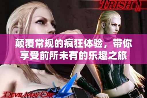 颠覆常规的疯狂体验，带你享受前所未有的乐趣之旅